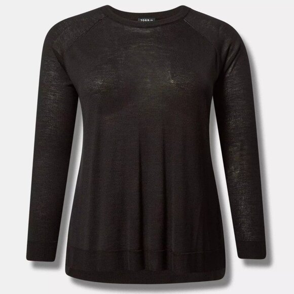 Torrid Tissue Weight Pullover Long Sleeve Sweater - Picture 1 of 6